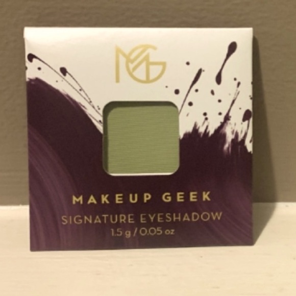 NWT Full Size MAKEUP GEEK Signature Matte Square Eyeshadow “MINT TO BE” - Picture 3 of 7